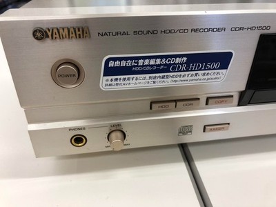 used YAMAHA CDR-HD1500 HDD CD Recorder Player From Japan SILVER | eBay