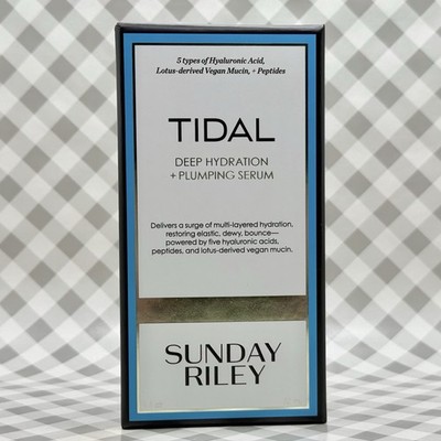 Sunday Riley TIDAL Deep Hydration + Plumping Serum 1oz 30mL   SEALED   