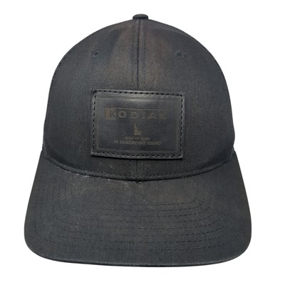 Kodiak Sandpoint Idaho Trucker Hat Black OS Adjustable Mesh Back Richardson
