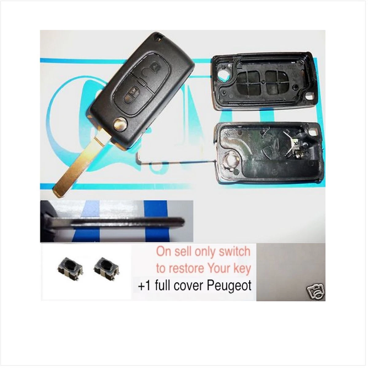 Peugeot 206 2002 · Duplicado Llave Con Mando - Foto 8