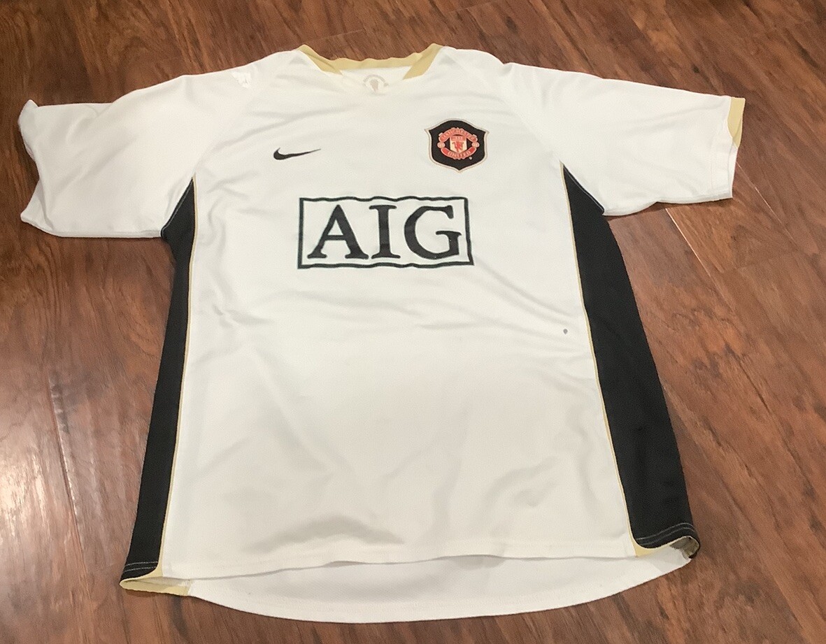 RONALDO 7 Manchester United Football Shirt Nike Men's Away | eBay