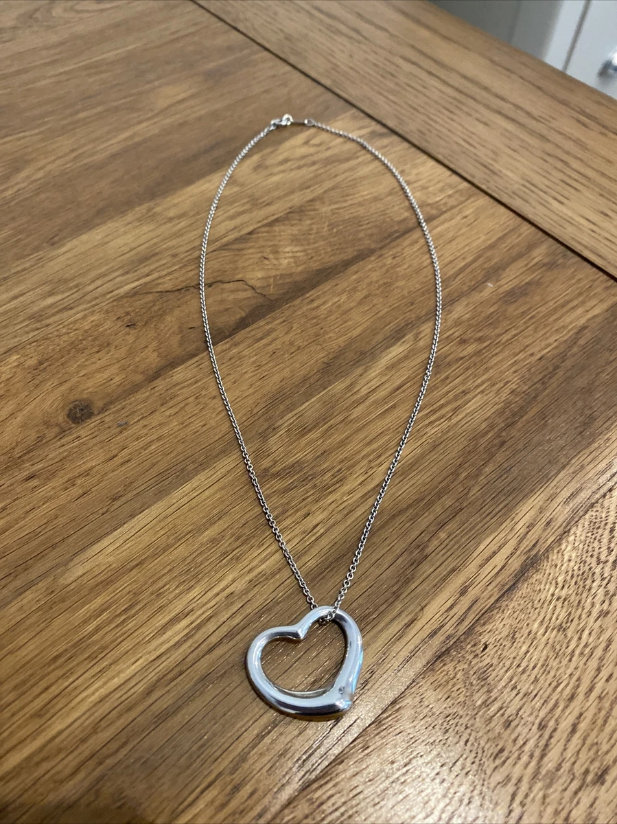 Elsa peretti open store heart pendant