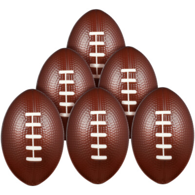 6Pcs Football Stress Balls Small Squeeze Sports Toys Party Stress
