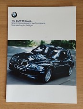 BMW M Coupe Sales Brochure 1999 Edition.