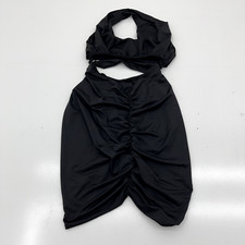 Shein Black Cut-Out Cinched Tube Top Dress Women's Size Large NEW