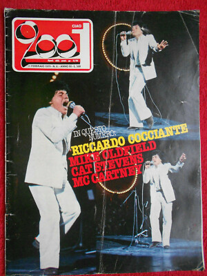 rivista CIAO 2001 6/1979 Cocciante Commodores Mike Oldfield Paolo Conte No cd