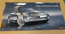 Factory GM original dealership Cadillac XLR-V, V series factory poster showroom