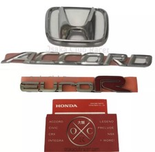 New Oem Jdm Cl7 Honda Accord Euro R Rear Emblem Set Badges Cl9 04-08 Acura Tsx New Oem Jdm Cl7 Honda Accord Euro R Rear Emblem Set Badges Cl9 04-08 Acura Tsx