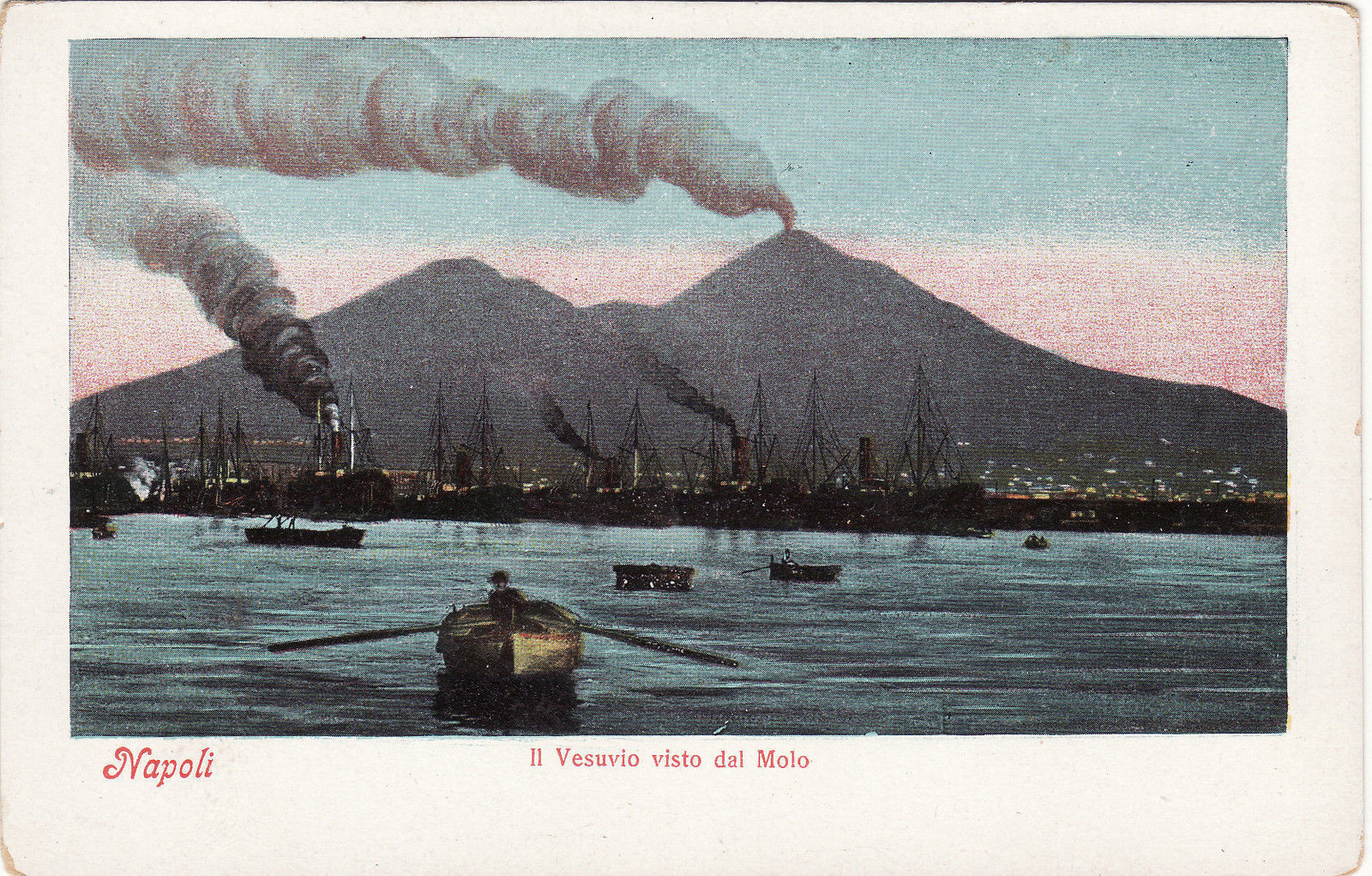 #NAPLES: VESUVIUS SEEN FROM THE PIER