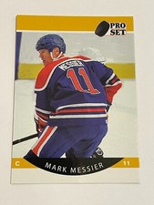 2021-22 Pro Set Hockey Yellow Parallel #7 - Mark Messier - Edmonton Oilers