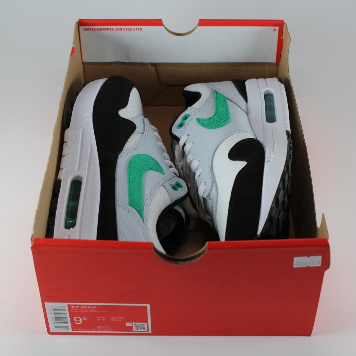 エア マックス 1 AIR MAX 1 スタジアムグリーン FN6952-100 Amazon.com | Nike Air Max 1 Men's Shoes (FN6952-100, White