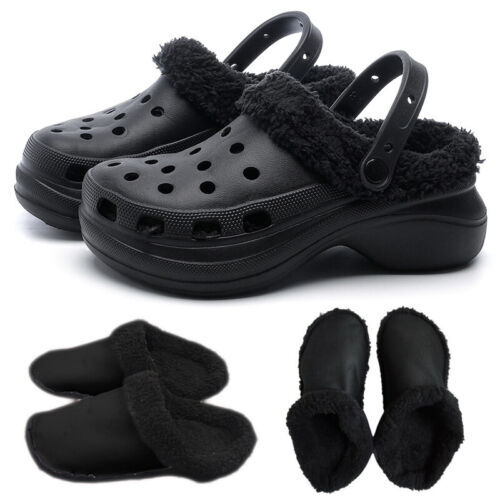 Para Repuesto Plantillas de Piel de Crocs Forros Inserciones Peludas Crocs  Zapatos Zuecos