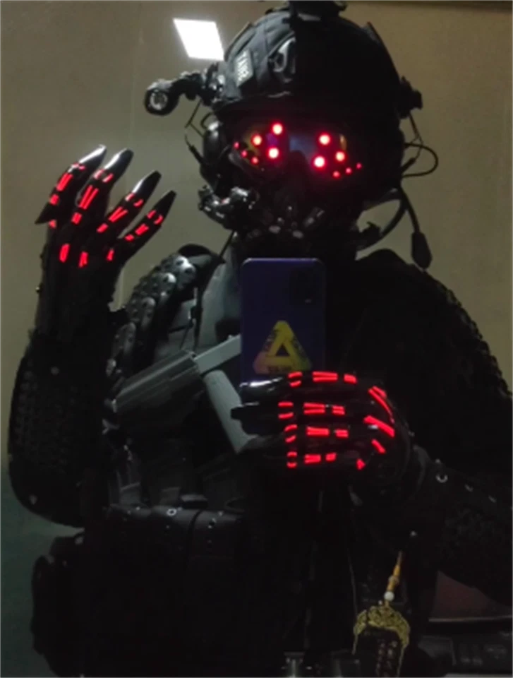 Handmade Cool Knight Hand Armor Sci-Fi Style Photosensitive Resin Cosplay Props - Image 2 of 4