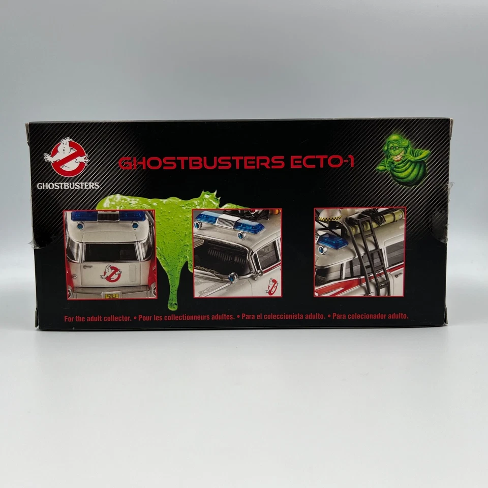 Ghostbusters Ecto-1 escala 1/43 Hot Wheels Elite Foto 3 de 4