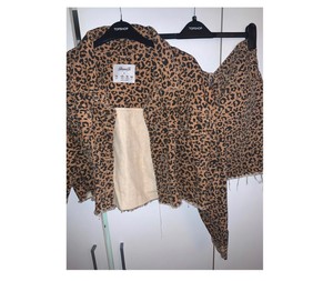 leopard print jacket size 18