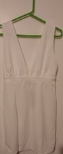 white mini dress size 12