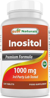 Inositol 1000Mg 120 Tablets - Also Called Vitamin B8