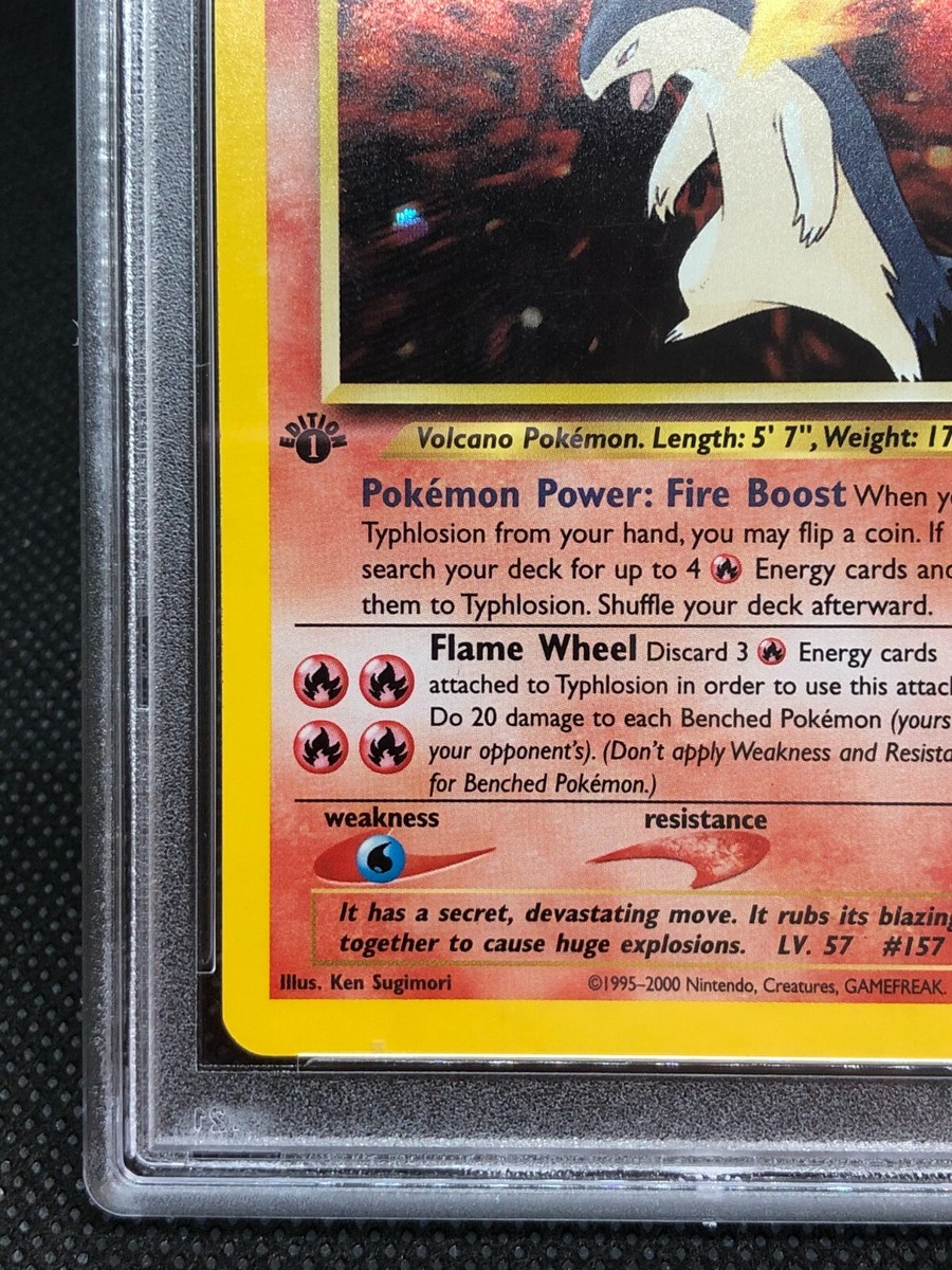 Pokemon Card 2000 English Neo Genesis Typhlosion 18/111 1st first