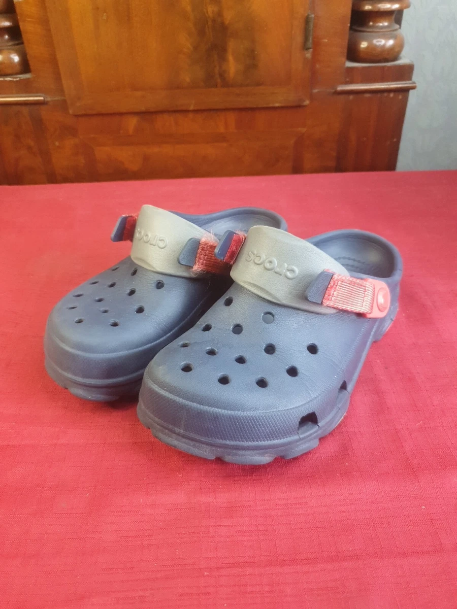 Blue Crocs Kids Size J 2 Navy Blue eBay