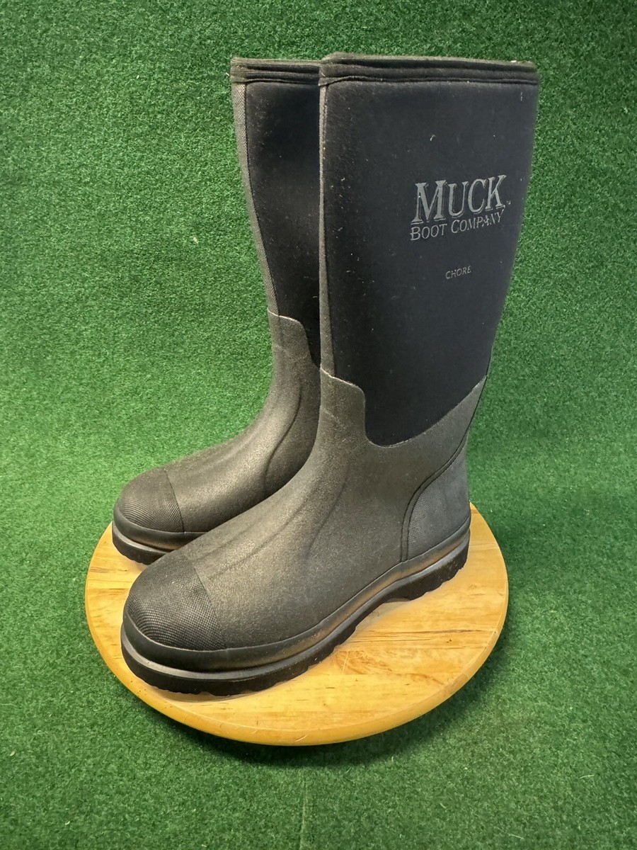Muck Boots Black Chore Mens 11/Womens 12 Waterproof Outdoor  display picture 2