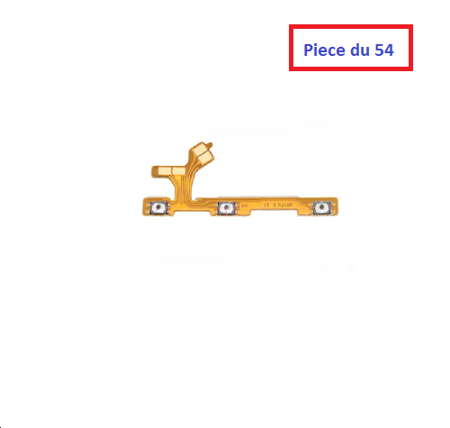 Bouton Power Volume Honor 9 - ON/OFF - Nappe De Connexion - Neuf - Référence G48745