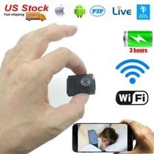 Mini 1080P HD wifi IP wireless Button Built-in 3 hour battery Smallest camera