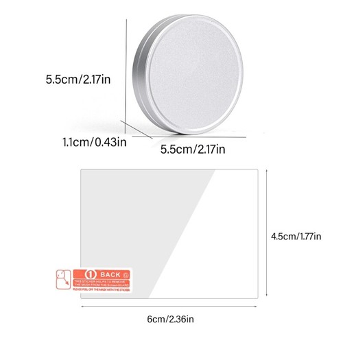 Protective Front Lens Cover Tempered Glass Protector for Evo Camera Accurate Fit - 第 8/14 張圖片