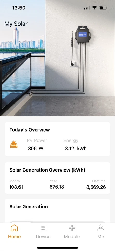 Plug-in to save your bill | Plug & play grid-tie solar power kit | power saving - Image 3 of 4