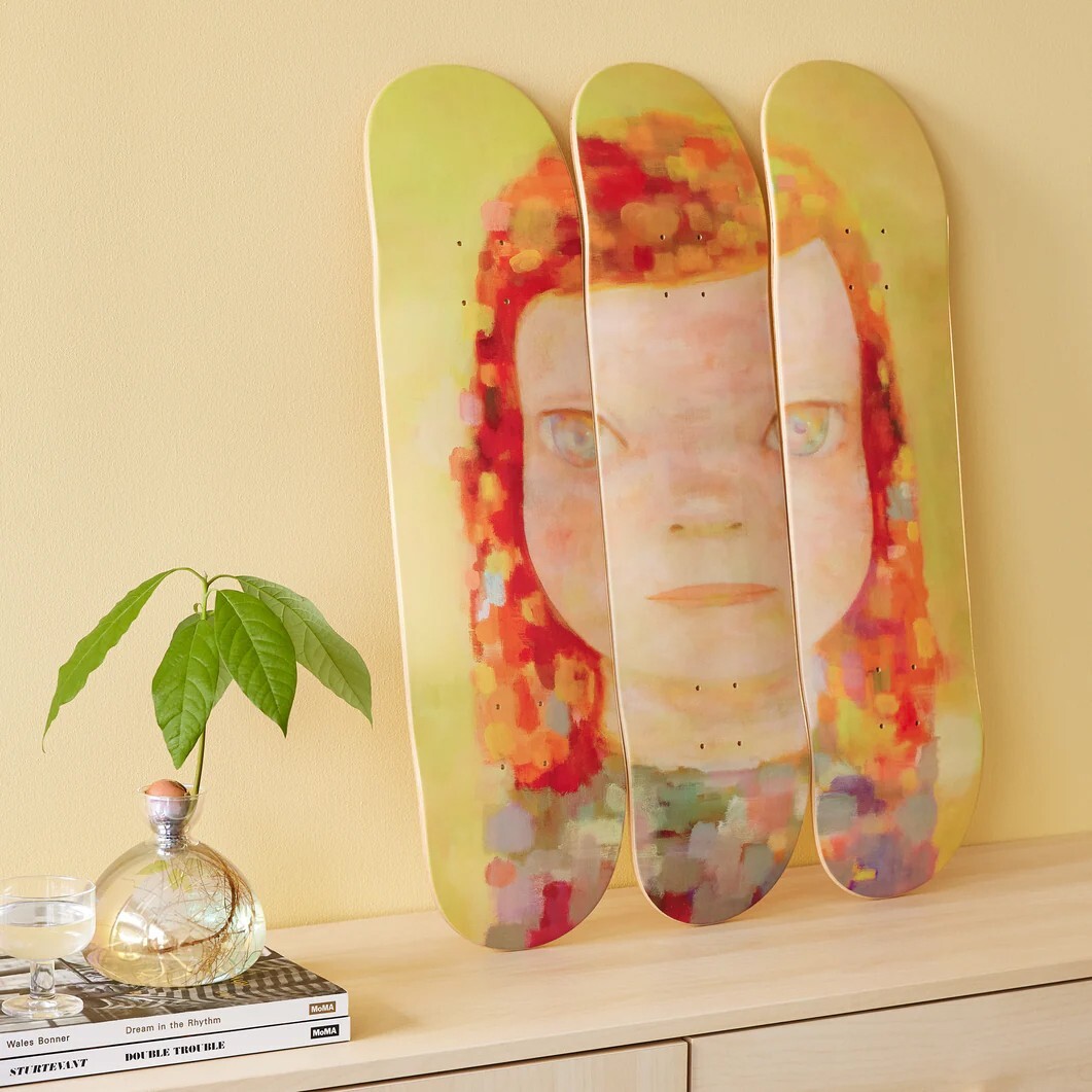 YOSHITOMO NARA skateboard 3 set NEW from JAPAN Light Haze YOSHITOMO NARA skateboard 3 set NEW from JAPAN Light Haze
