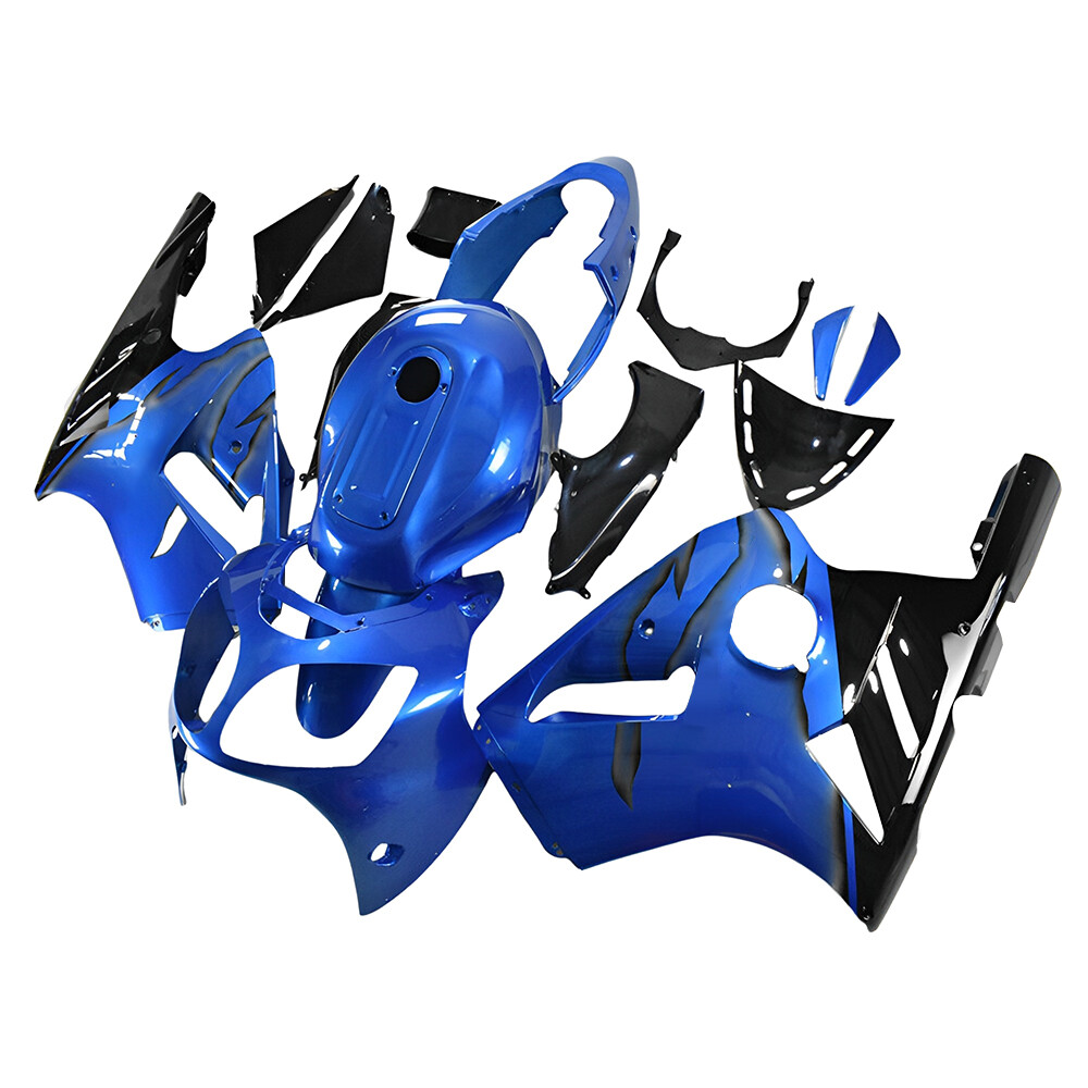 Blue Black ABS Motorcycle Bodywork For Kawasaki Ninja ZX12R 2000