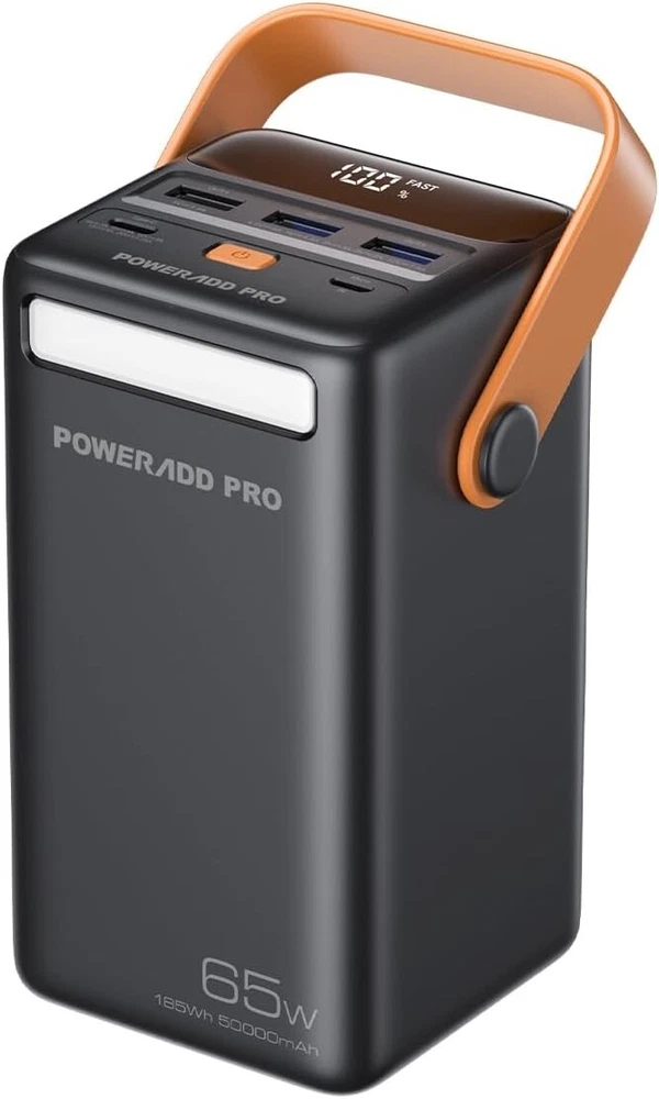 Power Bank 50000mAh PD 65W USB C Fast Charging Camping Travel Portable Charger Power Bank 50000mAh PD 65W USB C Fast Charging Camping Travel Portable Charger
