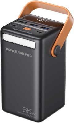 POWERΛDD PRO Power Bank 50000mAh PD 65W USB C Fast Charging Portable Charger