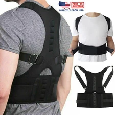 Faja Colombiana para Hombre Correctora de Postura Soporte Alivia el Dolor Lumbar