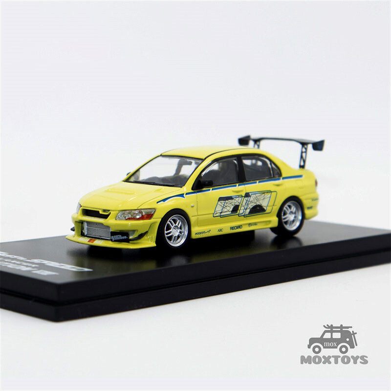 FS 64 三菱 Lancer Evolutionワイルド・スピードフィギュア付 Fast Speed FS 1:64 Lancer Evolution EVO VII FNF FNF Green Model