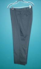 Vtg 60s 70s Sears Kings Road Perma Press Cuffed Blue Chino Pants 35x28