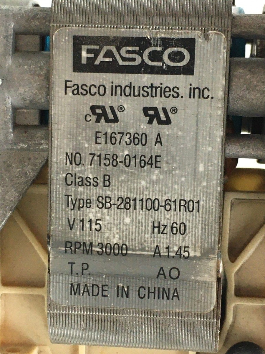 Mファクトリー FASCO 7058-0261E 7158-0164E Inducer Blower Motor E167360