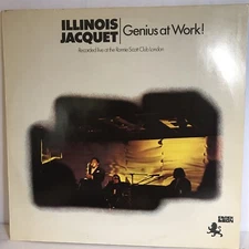ILLINOIS JACQUET GENIUS AT WORK! LP  Black Lion BLP-30118 1971 NEAR MINT E-1