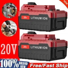 6.0Ah For PORTER CABLE 20 Volt Lithium Battery 20V Max PCC680L PCC685L PCC681