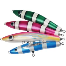 Fishing Trolling Wooden GT Popper Trolling Saltwater Big Game Trolling Lure