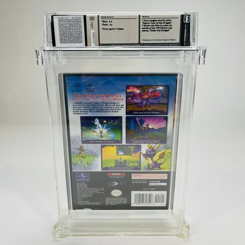 Spyro: Enter the Dragonfly - Nintendo GameCube 2002 Brand New Sealed WATA 9.4 A+ - Picture 4 of 5
