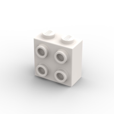 Lego 10x Konverter 1x2x1 brick with studs 22885 weiß white