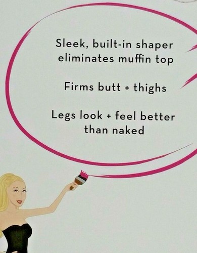 Pantimedias transparentes súper altas Spanx/Sara Blakely talla D negras 5'0-6'0 165-220 lb - Imagen 7 de 11