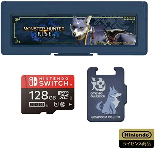 Hori Monster Hunter Rise micro SD card 128GB & Card Case 6 for Nintendo Switch N - Image 2 of 4