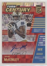2021 Panini Donruss Elite Turn of the Century Red 25/99 Javon McKinley Auto 0ef5