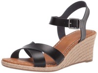 Espadrille-Sandale Damen Schwarz Keilabsatz 42 Eu Amazon Essentials