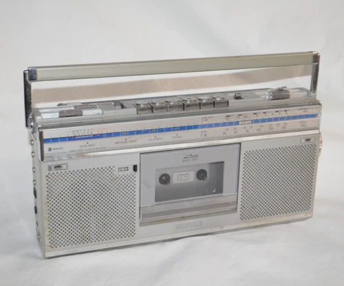 Vintage JVC RC-S5JW Stereo Radio Cassette Tape Recorder Player Portable Boom Box