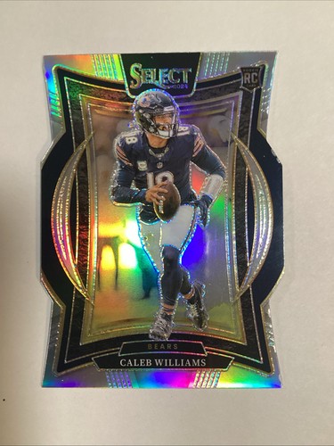 Caleb Williams 2024 Select #25 Rookie [RC] Silver Prizm Die Cut PACK ...