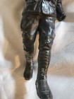 antique cast iron soldier solid — photo 3