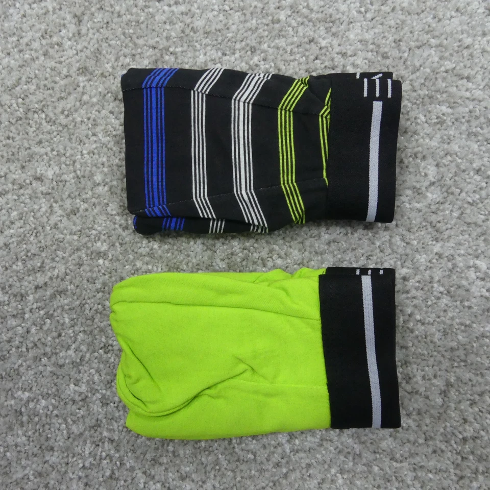 Ropa interior Evolve para hombre mediana negra verde lima baúl algodón elástico 2 pares Foto 2 de 4