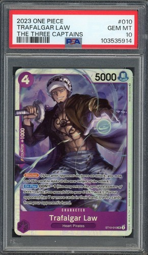Trafalgar Law graded PSA 10 for sale on eBay